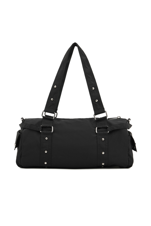 LOGO DUFFLE MINI BAG IN BLACK