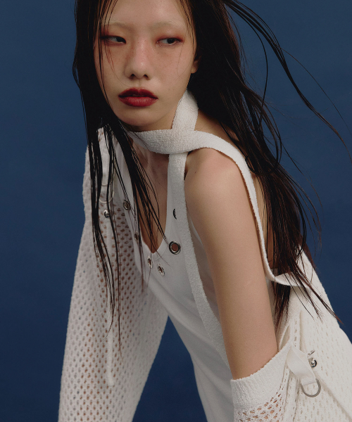 Bolero Linen Net Cardigan (WHITE)