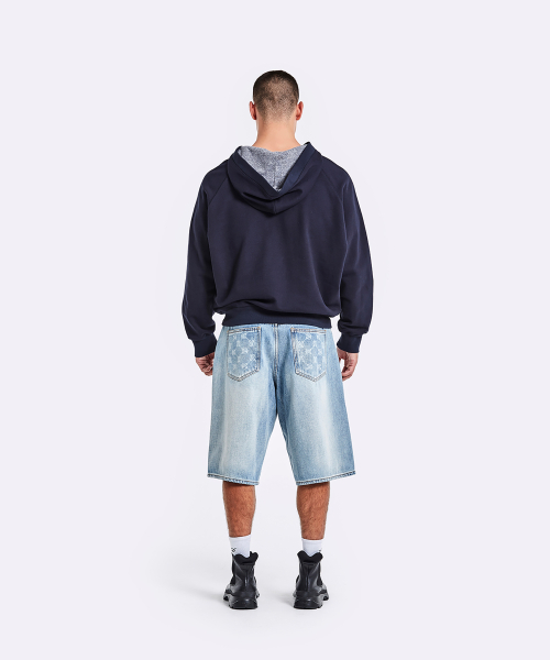 Denim Bermuda Shorts - Blue