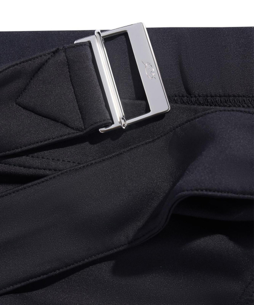Belted Swim Brief - Black