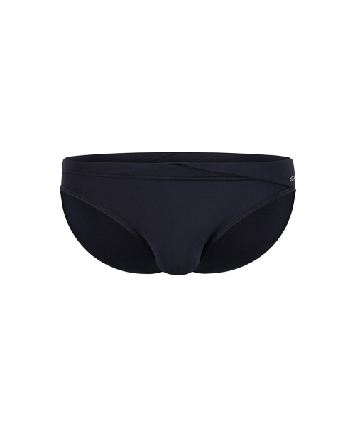 Folded Swim Brief - Black