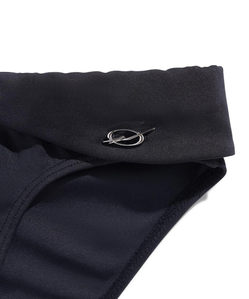Folded Swim Brief - Black