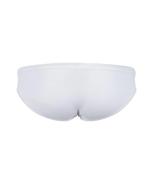Metal Swim Brief - White