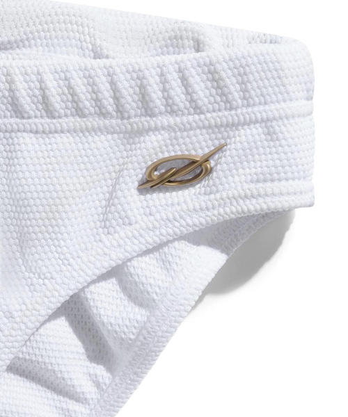 Metal Swim Brief - White