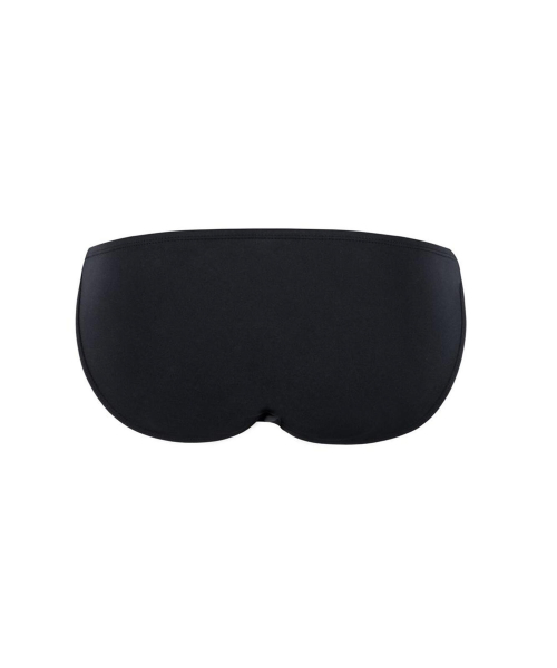 Side Metal Swim Brief - Black