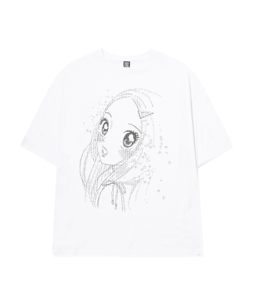 Ascii Heesu Overfit T-shirt [White]
