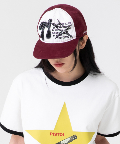 GC058 센트리스타 5패널 볼캡 (BURGUNDY)