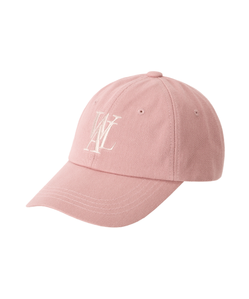 Signature Logo ball cap - DUSTY PINK (PINK LOGO)