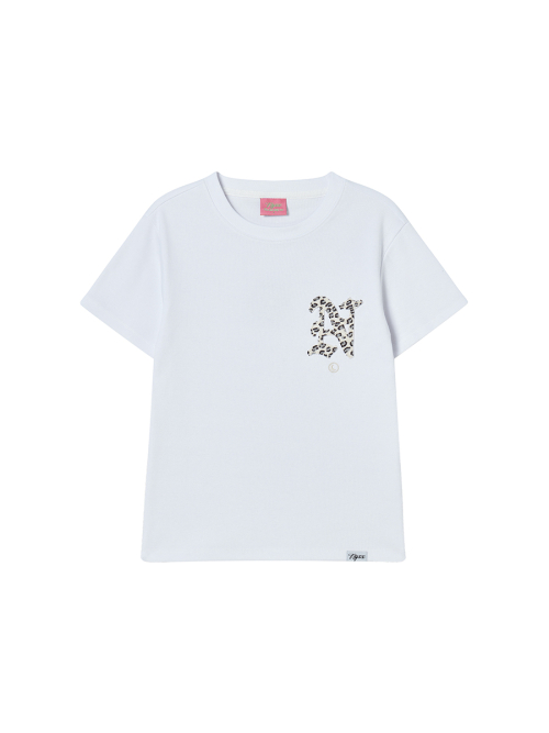 LETTER N TEE WHITE