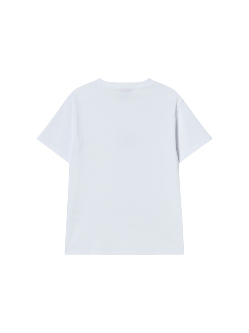 LETTER N TEE WHITE