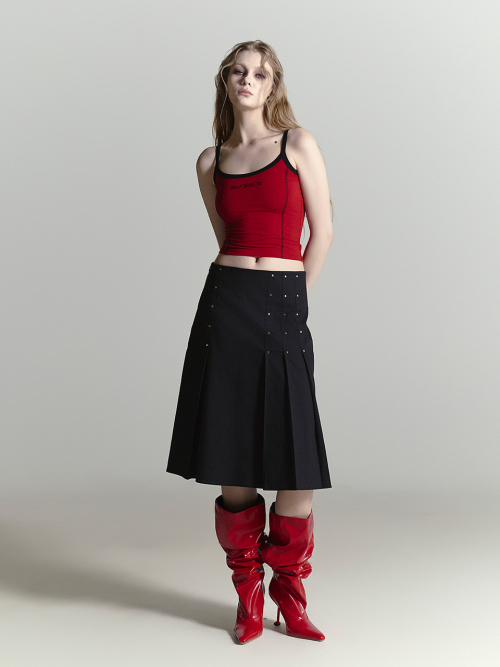 HYBRID MULTI-PLIT SKIRT