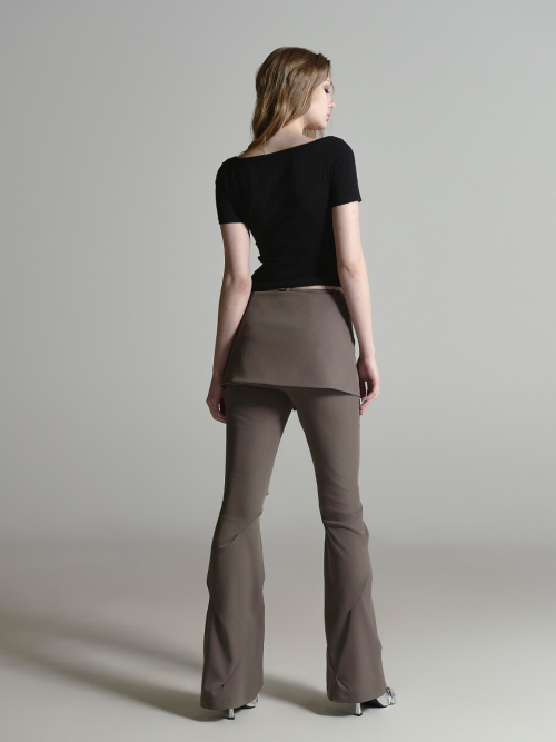 LAYERED BOOTCUT PANTS
