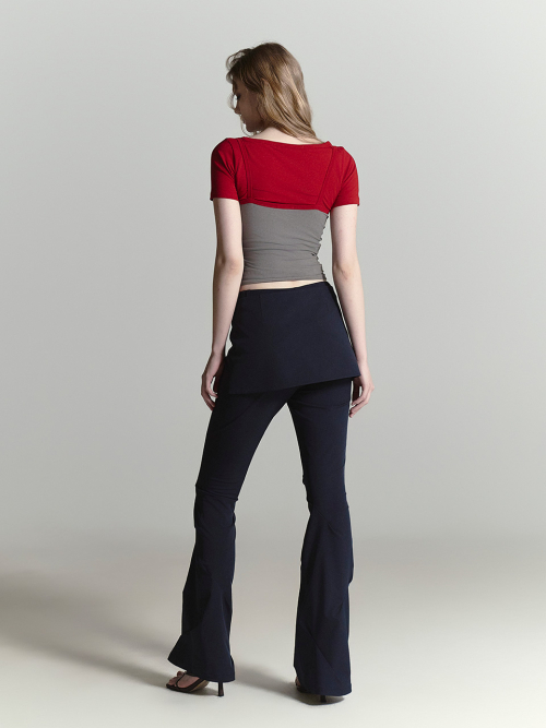 COTTON DIGITAL LOGO SLEEVELESS