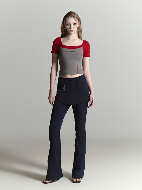 COTTON DIGITAL LOGO SLEEVELESS