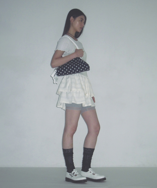 Dot Garden Dress Ivory