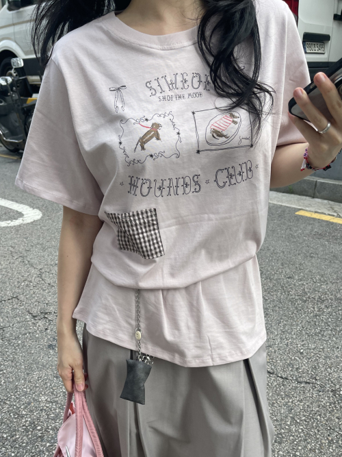 Hound Club Tee (Pink)