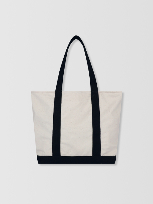 Signature Canvas Book Bag _ Navy