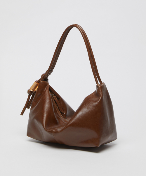 Ridge shoulder bag(Glossy crack camel)_OVBAX25202GCM