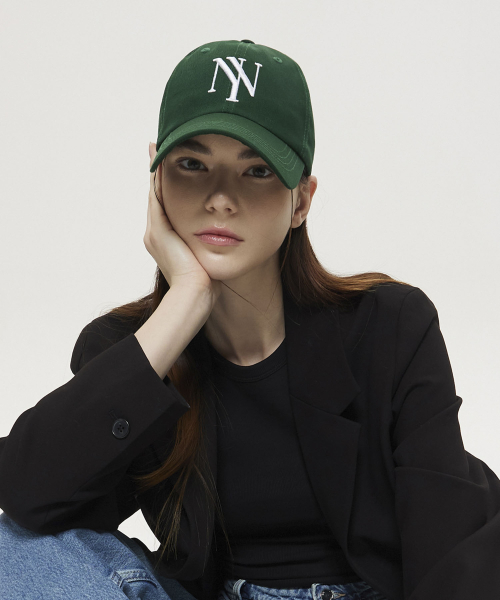 SIGNAUTRE LOGO BALL CAP_GREEN