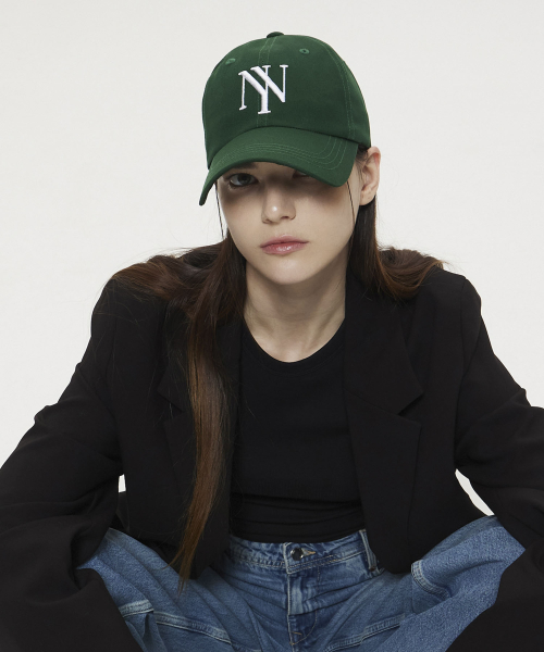 SIGNAUTRE LOGO BALL CAP_GREEN