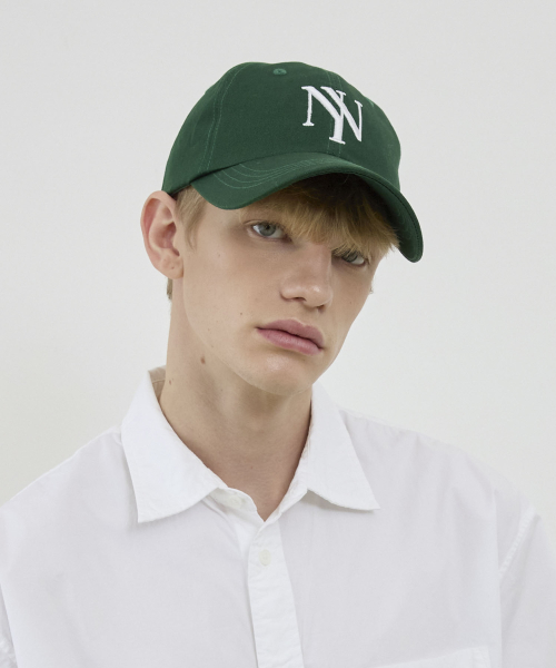 SIGNAUTRE LOGO BALL CAP_GREEN