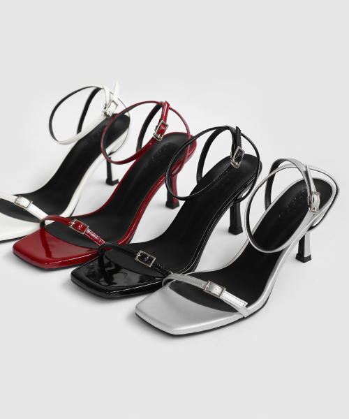 Bonita Buckle Strap Sandal Heels (5/7cm)