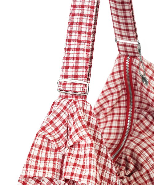 LASSIE BAG - CHECK RED