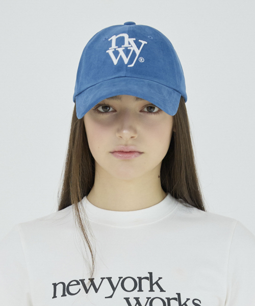 NYW LOGO BALL CAP_BLUE