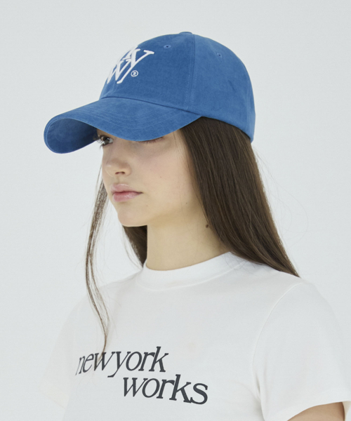 NYW LOGO BALL CAP_BLUE