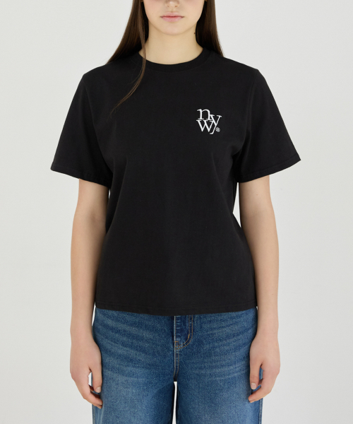 NYW REGULAR FIT CLASSIC T-SHIRT_BLACK