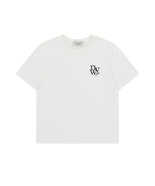 NYW REGULAR FIT CLASSIC T-SHIRT_WHITE