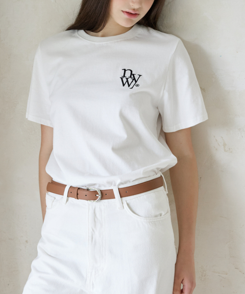 NYW REGULAR FIT CLASSIC T-SHIRT_WHITE