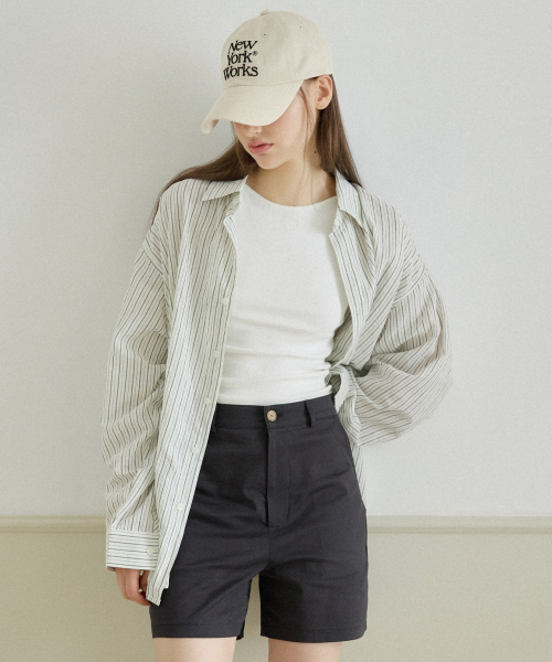 NYW LOGO BOAT-NECK SLEEVELESS_WHITE
