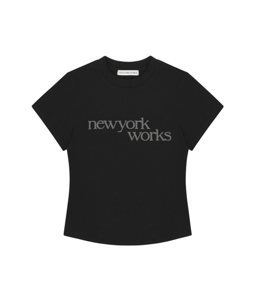 NEWYORKWORKS PRINTING T-SHIRTS_BLACK