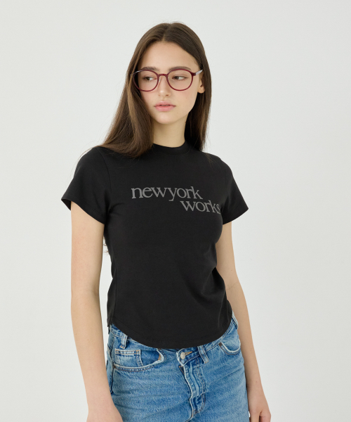 NEWYORKWORKS PRINTING T-SHIRTS_BLACK