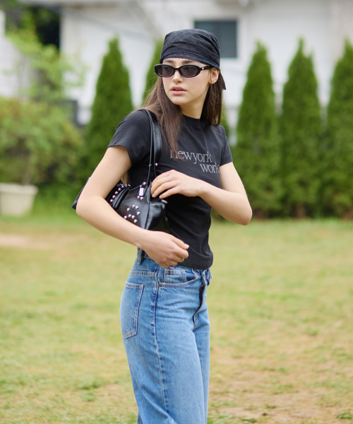 NEWYORKWORKS PRINTING T-SHIRTS_BLACK