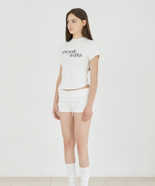 NEWYORKWORKS PRINTING T-SHIRTS_WHITE