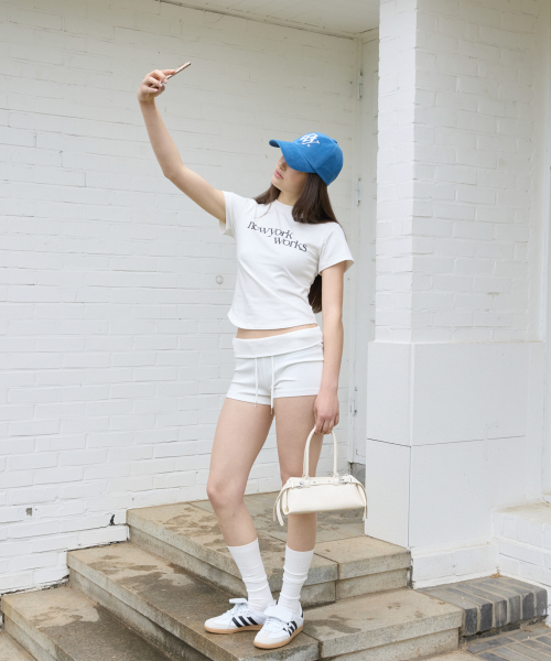NEWYORKWORKS PRINTING T-SHIRTS_WHITE