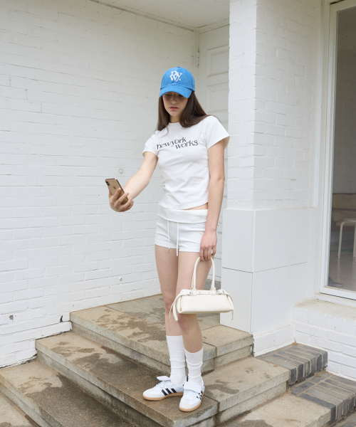 NEWYORKWORKS PRINTING T-SHIRTS_WHITE