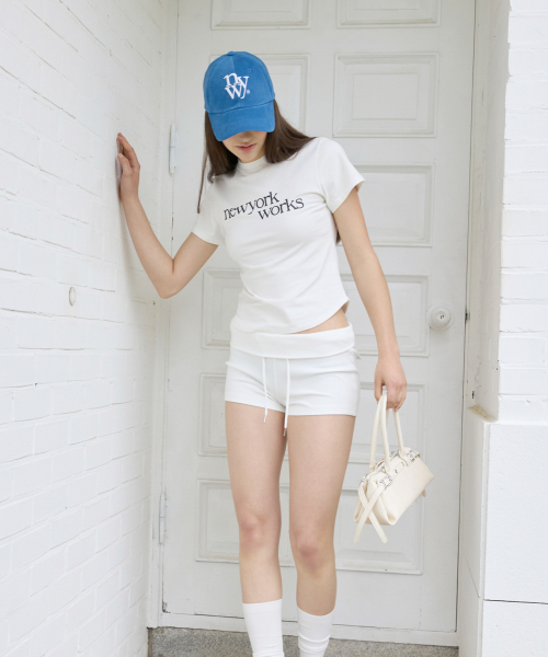 NEWYORKWORKS PRINTING T-SHIRTS_WHITE