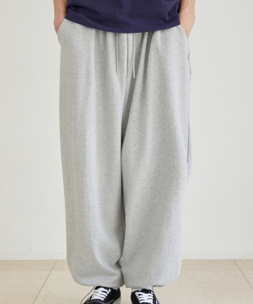 UNISEX BACK POINT JOGGER TRAINING PANTS_GRAY