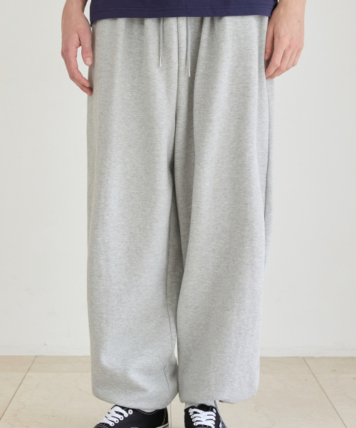 UNISEX BACK POINT JOGGER TRAINING PANTS_GRAY