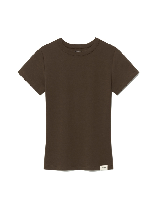 G CLASSIC FITTED TEE (CHOCO)