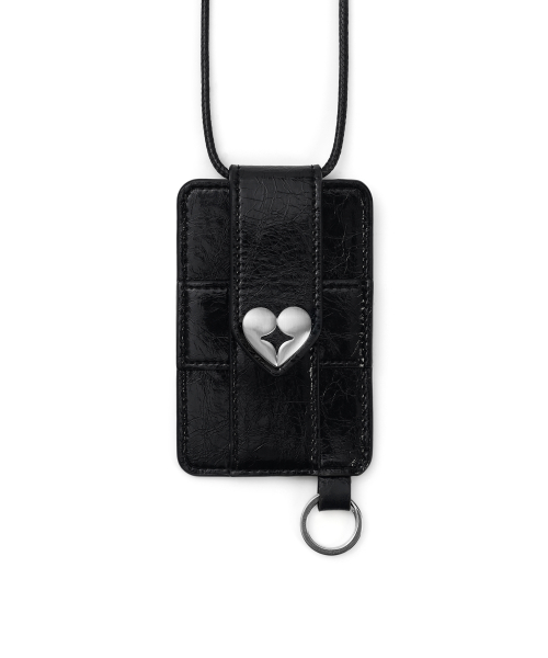 HEARTY STRAP CASE - BLACK