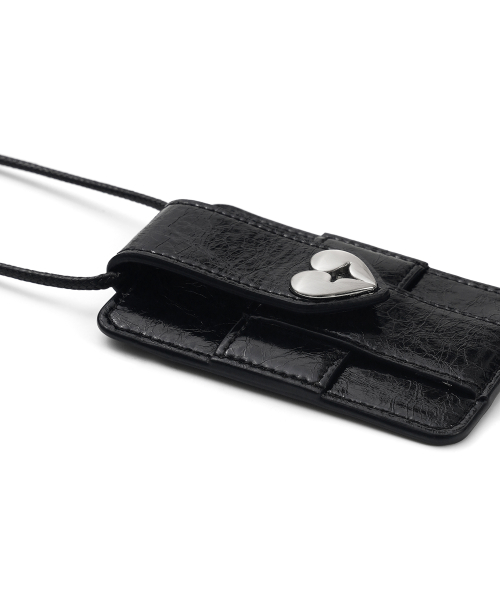 HEARTY STRAP CASE - BLACK