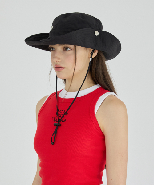 NEWYORKWORKS SAFARI BUCKET HAT_BLACK