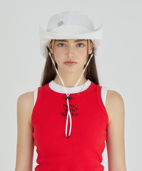 NEWYORKWORKS SAFARI BUCKET HAT_WHITE