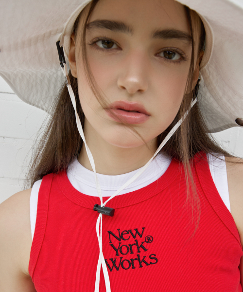 NEWYORKWORKS SAFARI BUCKET HAT_WHITE