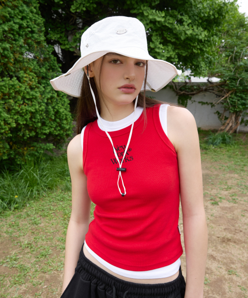 NEWYORKWORKS SAFARI BUCKET HAT_WHITE