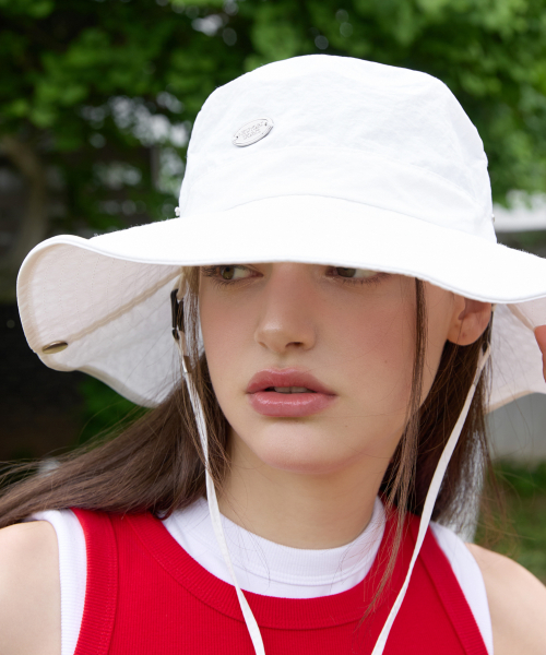 NEWYORKWORKS SAFARI BUCKET HAT_WHITE